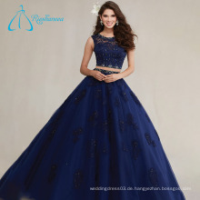 Schaufel bodenlangen Spitze Appliques realen Beispiel Quinceanera Kleid